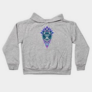 Wolf Mandala Kids Hoodie